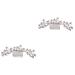 minkissy Accessories Rhinestone Alloy Hair Comb hairpin Wedding Headpiece for Bride Bridal Hair Comb Bride Hair Comb rhinestone hair accessories Bride Wedding Hair Comb flowers Flowers