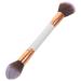 Set of 2 Cosmetic Brushes Professional Makeup Brushes Makeup Brushes Wooden Handle Makeup Brush Powder Brush Makeup Brush for Women