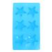 Six-Hole Five-Pointed Star Mold Silicone Fondant molds Cookie Silicone Jelly molds Casting Chocolate Wax Candy molds Silicone Soap Making Mold 3D Handmade soap ice Cubes