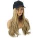 Buy Blonde Baseball Cap Wig for Women Natural Long Wig with Black Hat | Super Natural Style 009G - Buy Online on GoSupps.com
