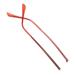 Mobestech 1 pair of sunglasses triangle triangle metal glass replacement bracts poor legs universal bracket replacement suite metal accessories glasses accessories 13.6x0.6cm red wine