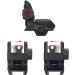 Aecktech Green & Red Full Dots Polymer Fiber Optics Iron Sights Set - Front & Rear | Black - Buy Online on GoSupps.com