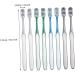 Goohochy 8-Set Hard Bristle Travel Toothbrushes for Men - Reduces Tooth Spots Perfect for Camping & Daily Use - Buy Online on GoSupps.com