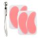 Reusable Eye Patches with Massage Stick(2 pair)- Dual-Head Design Roller Ball Massage Lighten Fine Lines Firm Skin - Washable No Adhesives - Portable Eye Mask for Small Face