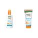 Garnier sun protection spray with LSF 50+ waterproof and without residual spray for sensitive skin & sun protection milk with LSF 50+ very light and uncomfortable sunscreen sun spray Sonnen spray LSF 50 bundle with sun protection milk LSF 50+ 175 ml