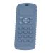 Teething Toy Baby TV Remote Control Shaped Teething Toy Portable Soft Silicone Infant Gum Relief Chew Sensory Toy (Dark Blue)