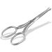 Bartscher Solingen Hair Schrebar care scissors with one -sided micro toothing made in germany mustache stainless steel stainless steel rustproof for shortening beards ear hair and nasal hair (3.5 inches)