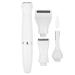 VOCOSTE 1 Set Electric Shaver Women 4 in 1 Ladies Shaver Kit for Body Hair White