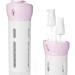 Buy Refillable Travel Bottles - 4-in-1 Leak-Proof Dispenser for Shampoo Conditioner Lotion & Body Wash - Rosa - Buy Online on GoSupps.com