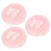 BESPORTBLE 3 Pi ces Houppette Rafra chissante pour Houppette Peluche Douce et Compacte N ud D coratif pour Corps