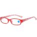 Stylish Women's Anti-Blue Light Reading Glasses | Korean Resin Farsighted Glasses - Gray Frame 4.00 - Buy Online on GoSupps.com