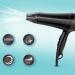 ADITAM Salon Professional Hair Dryer- Ac Motor Ceramic Blow Dryer Negative Ionic Ceramic Far Infrared Tourmaline Blower Double The Comfort - Buy Online on GoSupps.com