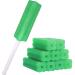 Orthodontics Chew for Invisalign Aligner Trays 10 Chew Mint Scented Cuboid Non-Slip (10 Pack Green) 10 Pack Green