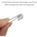 HAHIYO 52mm Plastic Head Cloth Pins - 50 PCS Stainless Steel Diaper Pins for Socks, Towels, Bed Sheets - White - Buy Online on GoSupps.com