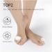 DEAVER Silicone Toe Protector - Small | Gel Lined Toe Sleeve for Pressure Pain Relief | Corns & Calluses Remover | 1 Pc - Buy Online on GoSupps.com