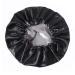 EKSPLODO Shower Caps Satin Sleep Cap Silk Bonnet Adjustable Reusable Shower Hair Caps for Night Sleeping Hair Bonnet - Black