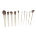 Cosmetic Brushes 10 Piece Makeup Brush Set Skin Friendly Soft Hair Accurate Color Rendering Various Head Shapes for Loose Powder