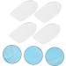 4 Pairs Silicone Heightening Insoles - Massage Cushion Heel Support Pads for Increased Height & Comfort - Buy Online on GoSupps.com