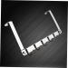 Mikikit Clothes Rack Steel Mounted Hat Cloth Hook Door Towel Bath Hanger Wall Hooks for Pants Stainless Clothes Hanger medium As Shown - Buy Online on GoSupps.com