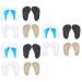 FRCOLOR 12 Pairs Arch Pad Children Shoe Correcton Insoles Kids Shoe Inserts Children Arch Support Cushions Reusable Arch Inserts Feet Pads for Heels Foot Pads Men and Women High Heel Gel