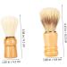 Minkissy 10STK Bartbrush - Premium Shaving Brush Set for Men | Wooden Handle Nylon Wool | Travel-Friendly Shaving Accessories - Buy Online on GoSupps.com