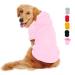 Ducomi hood dogs sweatshirt made of 100% cotton - small dog sweater - clothing for dogs of all breeds and sizes - warm sweater monochrome coat from XS to 9xl (pink xs) XS Rosa