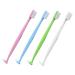 Gatuida 4 pieces double-sided toothbrush ergonomic interspace toothbrush toothbrush with wisdom gap travel toothbrush double-headed toothbrush space delivers space