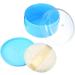 Baby Talcum Powder Puff Box - Empty Body Powder Container for Travel | Blue - Buy Online on GoSupps.com