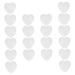 Healeved 10th non-slip sleeves for glasses legs Love-shaped glasses brake holder bracket for ear pads ear hooks made of silicone sunglasses ears glasses ear griffic pebble gel gently child transparent 1x1cm