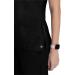 BARCO ONE Women's Pulse Scrub Top Sporty V-Neck Medical Top w/ 4-Way Stretch & 5 Pockets Small Black - Buy Online on GoSupps.com