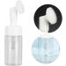 Portable Mousse Foaming Empty Bottle Refillable Travel Dispenser Container for Home Gift(100ML brush head white and transparent) - Buy Online on GoSupps.com
