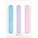 kwmobile 3x Plastic Toothbrush Case - Ventilated Design in Pink Violet & Light Blue - 20.5 x 3 x 2 cm - Ideal for Travel & International Shipping - Buy Online on GoSupps.com