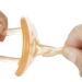Haakaa Baby Pacifier | Soft Silicone 3+ Months Orthodontic Infant Pacifier - BPA-Free Apricot Color - Buy Online on GoSupps.com