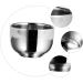 Minkissy Impact Bowl Shaving Soap Cup - Stainless Steel Foaming Mug for Men | Practical Shaving Shell & Mixing Bowl - Buy Online on GoSupps.com