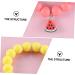 CALLARON 3pcs Children's Bracelet Fashion Bracelet Kids Suit Case Fruit Wrist Chain Friendship Bracelets Kid Suit Stretch Bracelet Kid Bracelets Decor Girl Gift Soft Ceramic Frosted Beads - Buy Online on GoSupps.com