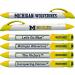 Greeting Pen College Pens- Michigan Wolverines Braggin' Rights Rotating Message 6 Pen Set 20510