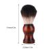 Buy Men s Nylon Bristle Shaving Brushes | Wooden Handle Barber Foam & Cleaning Brush for Home & Travel - Buy Online on GoSupps.com