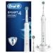 Oral-B Smart 4 Electric Toothbrushes For Adults Christmas Gifts For Women / Him App Connected Handle 2 Cross Action Toothbrush Heads 3 Modes with Teeth Whitening 2 Pin UK Plug 4000N White