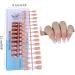 Matte French Natural False Nail Tips Extension Cover Artificial Fake Nails Finger Sculpted Manicure Tools Salon Home DIY - Buy Online on GoSupps.com