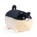 Auspicious beginning Shiba Inu Plush Soft Toy Stuffed Animal Plush Pillow Cushion Doll Kawaii Plush Corgi Plush Toy Shiba Inu Plush Pillow Soft Toy for Friends Birthday Gift (15.7 inch Black) 15.7 inch Black