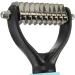 BlueMoo Professional Pet Dog Cat Comb Brush Dematting Deshedding Grooming Trimmer Tool-10 Blades (Blue) - Buy Online on GoSupps.com
