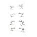 HAPINARY 4 Pairs Eyeliner Decals Sticker Eyeshadow Temporary Eyeliner Decals