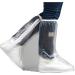 Waterproof Non-Slip Boot Cover | Foldable Portable PVC Overshoes for Men & Women | Ideal for Cycling, Camping, Fishing | Clear, Large Size - Buy Online on GoSupps.com