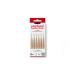 Humble Interdental Brush Bamboo Interdental Brushes - Size 2-0.50 mm - red - pack of 4 (4 x 6 pcs)