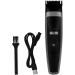 Rechargeable Men's Hair Clipper - Washable Professional Blade for Adult Shaving (Black) | International Shipping Available - Buy Online on GoSupps.com