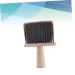 Minkissy 1pc Brown Barber Brush - Hair Salon Shaving Brush for Hair Cleaning & Styling | International Shipping Available - Buy Online on GoSupps.com