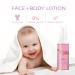 Moisturizing Face & Body Lotion for Babies & Toddlers - 3.5 fl oz | Gentle Hydration for Sensitive Skin - Buy Online on GoSupps.com