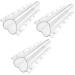 Yardwe 15 Pcs Vegetable Shaping Mold Cucumber Molds for Garden Vegetable Growing Molds Fruit Growing Mold Star Shaped Cucumber Watermelon Growing Mold Fruit Shaper Planter Pizza Flowerpot 20x6.5cmx5pcs Transparentx5pcs - Buy Online on GoSupps.com