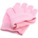 1Pair Moisturizing Spa Gloves Soft Cotton Gel Lining Gloves with Plant Essential Oil and Vitamin E Beauty Gloves for Dry Rough Hands Skin(Pink) Gloves Cotton - Buy Online on GoSupps.com