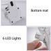 Magnifier Handheld and Desktop Magnifing Multi Functional 2X 5X 16X LED Lighted Folding Design with 6 Adjustable LED Lights for Reading Hobbies Crafts Workbench Diamond Art - Buy Online on GoSupps.com